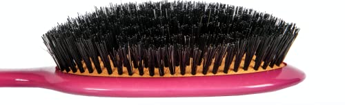 Rock & Ruddle Natural Pure Boar Bristle Hair Brush for Women & Kids (Small/Travel Size, 17.5cm) - Image 2