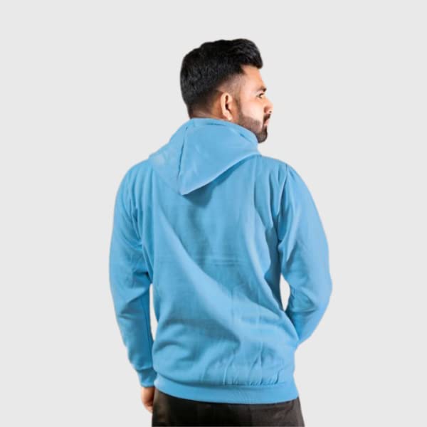 Image of Don't Quit Print Hooded Neck Kangaroo Pocket Winter Wear Sweatshirt for Mens & Boys