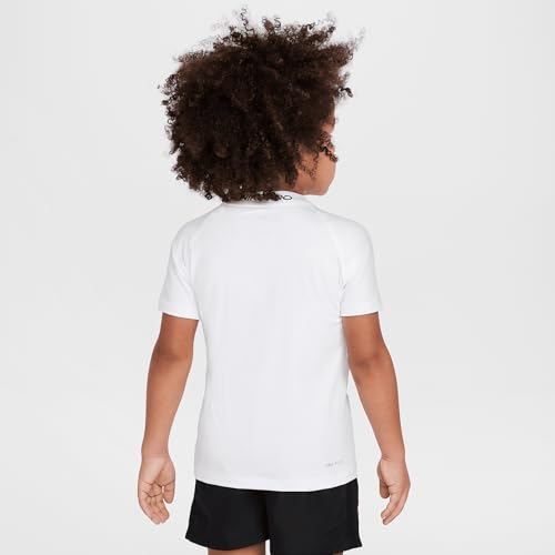 Nike Dri-FIT Pro Toddler Short Sleeve Top (76M786-001, White)2