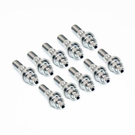 Pro-Graphx Raw Titanium Intake Manifold Stud Kit for Honda