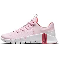 NIKE Free Metcon 5 Zapatillas de Training-Mujer, Shoes, Pink Foam/Dark Team Red-Adobe, 38 EU