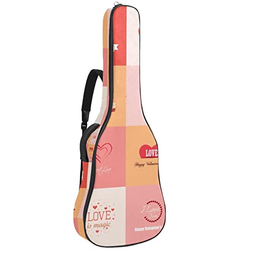 Sac à dos guitare acoustique haut de gamme rembourré et doux