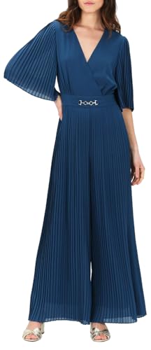 Combinaison pantalon col cache-cœur silhouette élancée confortable