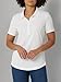 Riders by Lee Indigo womens Short Sleeve Polo Shirt , Arctic White , Medium