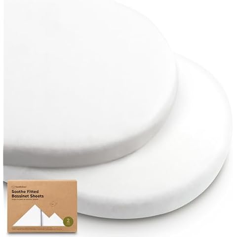 KeaBabies Soothe Bassinet Sheets Cover