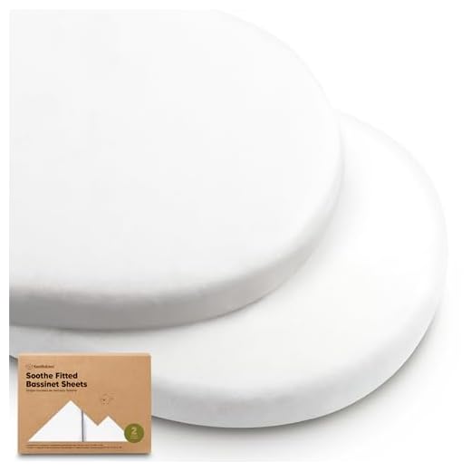 2-Pack Bio Spannbettlaken Babybett für Mädchen, Jungen - 100% Baumwolle Spannbettlaken Kinderwagen, Beistellbett Stubenwagen & Wiegen Matratze Bezug, Unisex (Soft White)