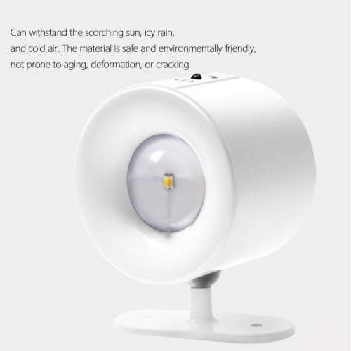 Luz de pared para dormitorio con batería recargable y diseño rectangular blanco para leer de noche 2