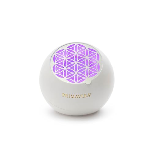 PRIMAVERA Aroma Ventilator Flower - farbenfroher Duftzauber für größere Räume - elektrische Duftlampe, Aromadiffuser, Raumduft - Aromatherapie - 3 Ventilationsstufen