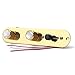 Alnicov Fully Loaded Control Plate Pre-Wired 3-Way Control Plate With Wiring Harness For Fender Tele Telecaster Electric Guitar,Gold
