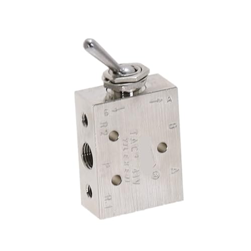 Válvula neumática TAC2-31V de botón con 3 vías y 2 posiciones para control de aire 4