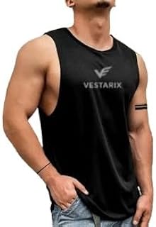 Vestarix Men’s Solid Sleeveless Poly Cotton Vest | Regular Fit Comfortable Innerwear Price In India