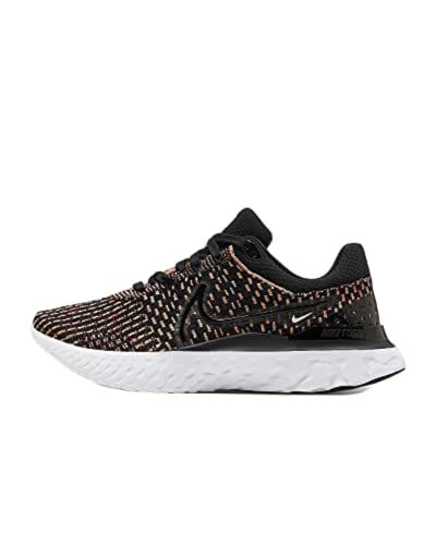 Nike React Infinity para mujer, Negro, blanco, azul, brillante, 38 EU