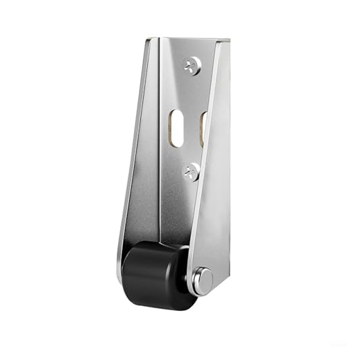 Withtalentto Rueda de soporte de madera para colgar en la puerta, polea inferior de la puerta, polea de carga, guía de polea de carga, accesorios de muebles, rueda direccional (A)