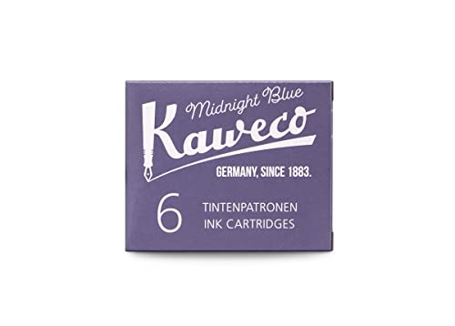 Kaweco Wkłady atramentowe Midnight Blue (6 sztuk)