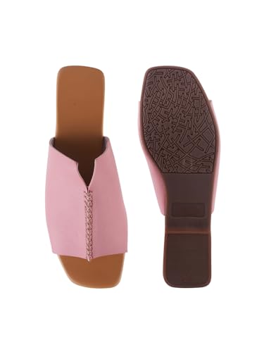 Image of TRYME Stylish Comfortable Sole Ravishing Women Flat Sandals For Women & Girls