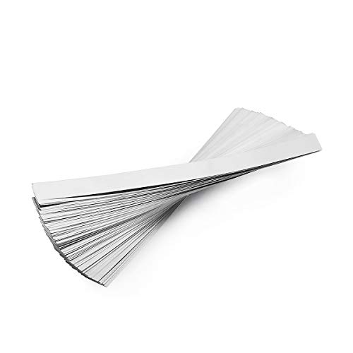 Image of Pure Nickel Strips for Batteries- 99.6% Purity 100pcs 0.1x8x100mm Nickle Tabs for 18650 High Drain Battery Packs, Lipo, Nimh, Nicad, Nicd Battery Spot Welding and Soldering