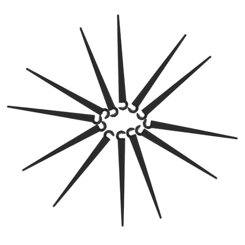 Happyyami 50 Piezas Soporte De Riego Para Poste De Tierra Goteo Participación Planta Apuestas Interior Insertar Pesado Picos De Riego Montado De Riego En Conserva Apoyo Black Abs