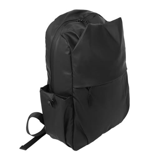 OSALADI Mochila de Profesor Negra para Portátil Gran Capacidad y Múltiples Compartimentos, Mochila Versátil de Poliéster Adecuado Escuela y Reuniones de Trabajo