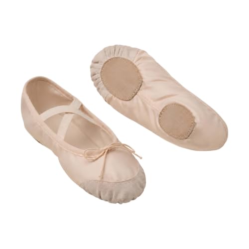 GICIR Zapatillas de Danza de Lona con Lazo para Ballet y Escenario Clase