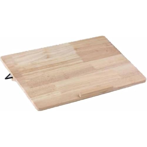 ITMEAT学習台傾斜学習ボード姿勢改善照明ボード大人子供デスクトップリビング木製ノートパソコンスタンド本棚本棚ベージュ読書台 (60cm*30cm)