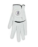 PGA Tour Men's Men'S Performance Cadet Ball Marker Right Hand Golf Glove, Bright White, Large