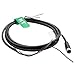 HangTon M8 3 Pin Female Actuator Sensor Power Cable for Banner Baumer Turck Sick I/O Industrial Automation Control Field Device, Shielded, A-Code PVC 1m