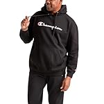 Champion Men's Powerblend Fleece Hoodie Sweatshirt with Script Logo (Regular and Big & Tall) - Image 4