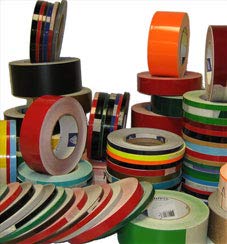 Miniatura 2 de Rayas de vinilo 3M de 1 pulgada de 150 pies (borgoña)