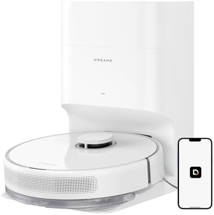 dreame D10 Plus Gen 2 Saugroboter mit Wischfunktion, Automatischer Staubentleerung, Speichert bis zu 90 Tage Staub, LiDAR-Navigation, 6000 Pa Saugkraft für Teppiche und Tierhaare, 285-Minuten-Akku