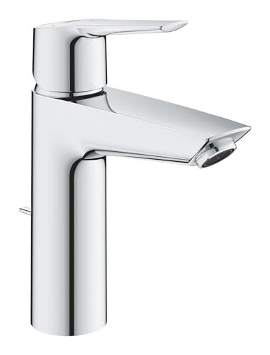 GROHE QUICKFIX Start Mitigeur monocommande lavabo de salle de bains Start, avec tirette de vidage, mousseur économie d'eau, taille M, chromé, 23552002...