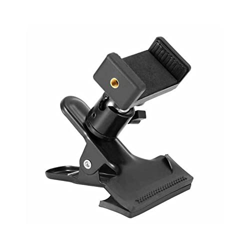 Kisbeibi Clip de Soporte para teléfono, Abrazadera para el Cuello de la Guitarra, Soporte para teléfono de la Cabeza de la Guitarra, Clip de Soporte para teléfonos Inteligentes, 360 ° de Ajuste