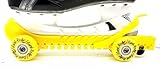 Rollergard 78701 Rollen-Kufenschoner für Eishockey-& Schlittschuhe I Eishockeyschlittschuh-Schutz I Kufenzubehör I One Size, gelb, RG374-YEL