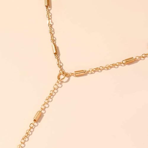 Image of Long tiantian Hand Chain Bracelet Gold Link Finger Ring Slave Bracelet