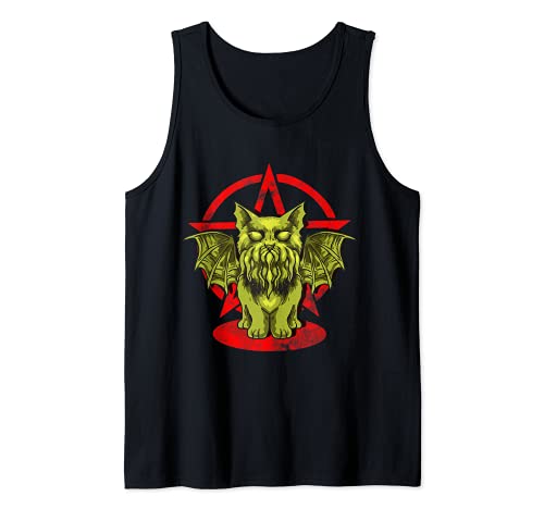 Cute & Funny Satanic Cathulhu Kawaii Cat Cthulhu Canotta