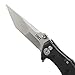 CRKT Tighe Tac Two EDC Folding Pocket Knife: Everyday Carry, Tanto Blade, Button Lock, Tighe Ball Bearings, Textured Nylon Handle, Deep Carry Pocket Clip 5235