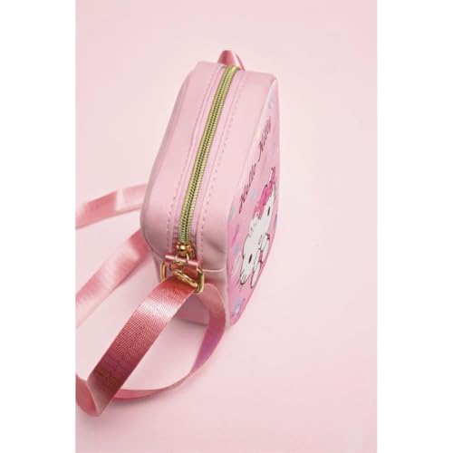 Image of cute cartoon-themed mini crossbody bag, also a shoulder bag, features a cartoon pattern design