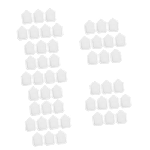 FUNOMOCYA 5sets Chemistry Weigh Boats Balance Weighing Pans Sample Weighing Trays Aluminum Tray Reusable Pans 10pcs*5