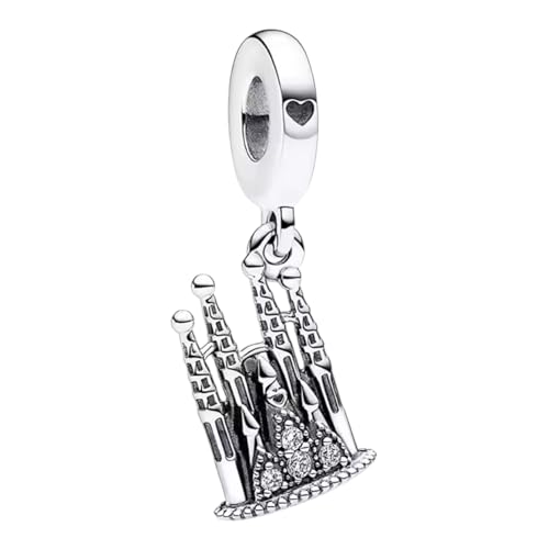 MAJALE _ Pendentif Sainte Famille Barcelone, breloque bracelet, pendentif monument cathédrale Barcelone, breloque compatible avec bracelet basique original...
