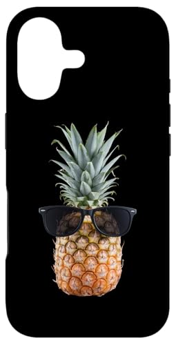 Carcasa para iPhone 17 Camiseta De Piña con Gafas De Sol, Disfraz Divertido De