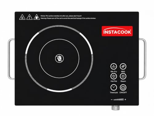 INFARED Induction Cooktop 2200 Watt | Induction Stove for Indian Cooking | Portable Induction Cooktop for Home | Modern Electric Stove | Easy & Safe Cooking