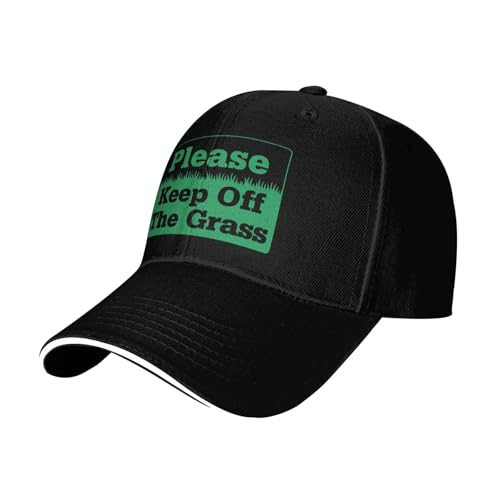 por Favor, Manténgase Alejado del Césped Hombre Mujer Sombrero-Papá Ajustable Gorra De Béisbol Clásica Gorra-Camionero para Golf Hip Hop Deportes