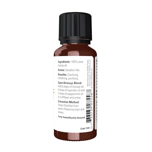 Aceite Esencial de Hisopo 100% Puro 1 onza miniatura 2