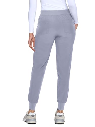 Image of COZYFIT Womens Scrub Pants - Soft Stretch Yoga Style with 5 Pockets, Slim Fit Jogger Scrubs Pants for Women
