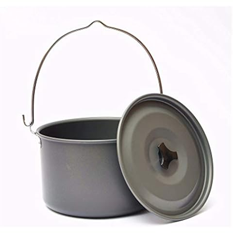 HNJZX Campingtöpfe Cooking Cookware Kochtopf mit Deckel Cover