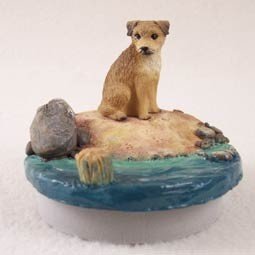 Conversation Concepts Miniature Border Terrier Candle Topper Tiny One 