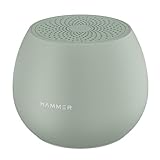 HAMMER Drop 5W Bluetooth Wireless Speaker with Twin Pairing, 1200 mAh Battery, 100H Standby Time, TWS Function, TF Card, USB Slot, Auto-Pairing, in-Built Mic, Type-C Charging, 52mm Driver (Green)