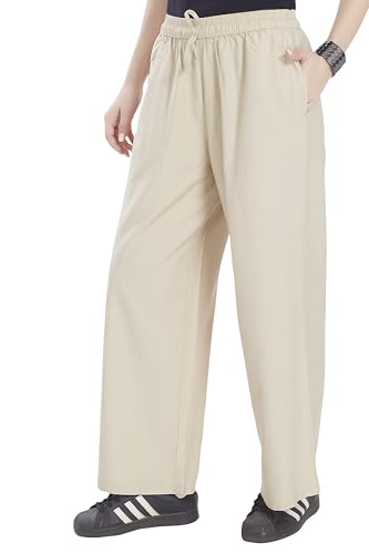 Pantalon ample en coton et lin noble coupe fluide élégante