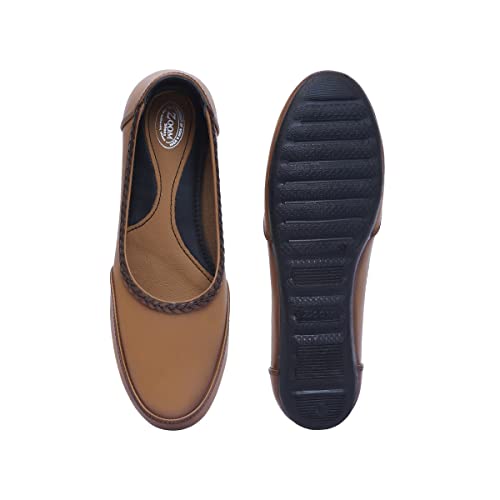 Image of Zoom Shoes Leather Casual /Formal Bellies for Women /Girls Adults Super Comfortable with Lightweight and Slip Resistant Sole A-116
