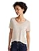 Produktbild Street One Damen A321104 Basic Kurzarmshirt, Smooth Sand Beige, 42 EU