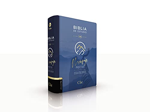 Image of RVR, Biblia de Estudio del Mensaje Profetico y Escatologico, Tapa dura, Interior a dos colores (Spanish Edition)